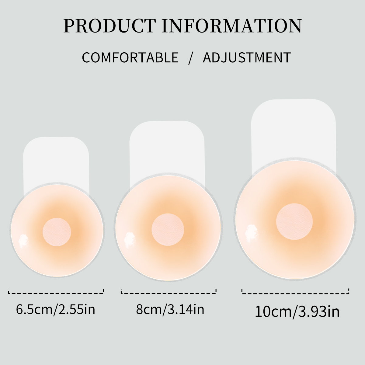 2-piece set of silicone nipple - Silicone Bra Adhesive 评论和价格