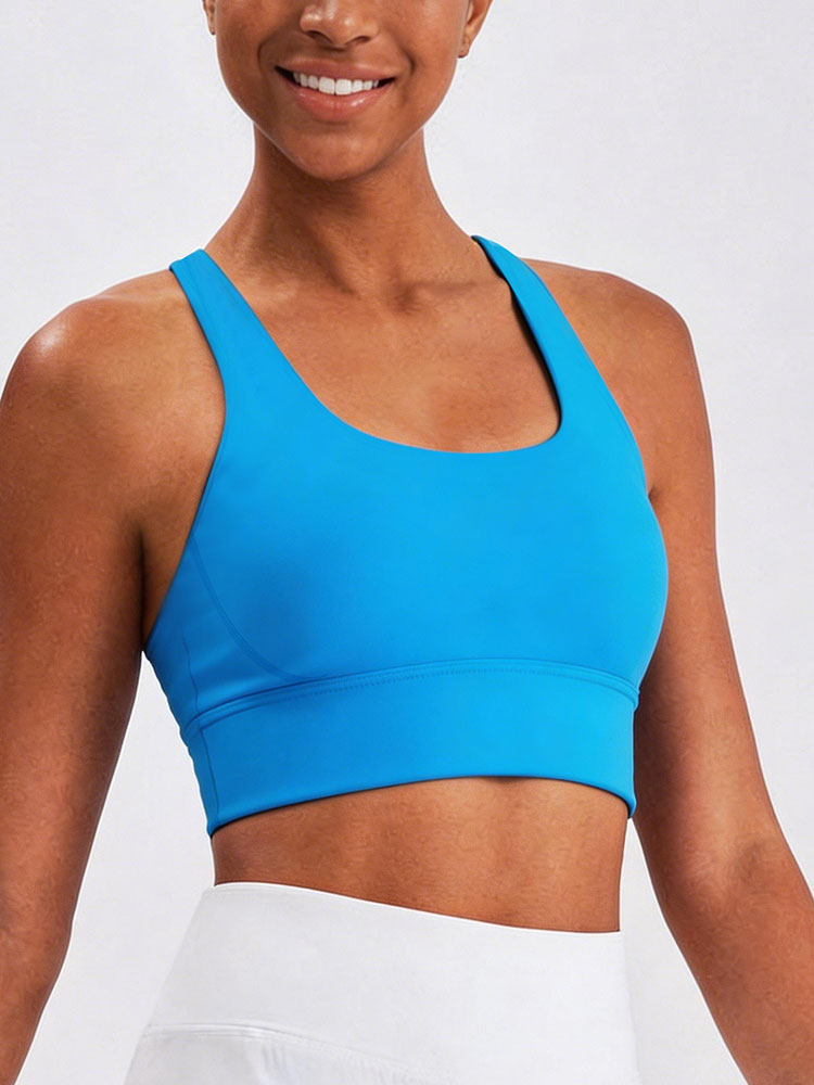 New Women's Solid Color High I - Sports Bra High Impact 评论和价格