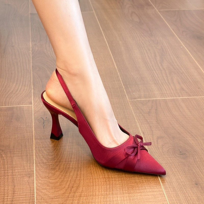 2026 Women's high heel shoes N - Slip Dress Satin 评论和价格